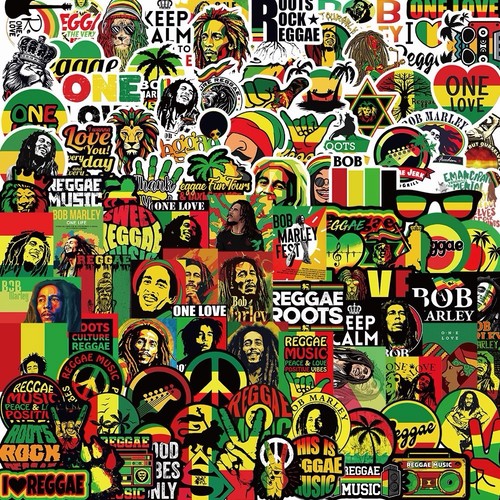 100 rock stickers - stickers, heavy