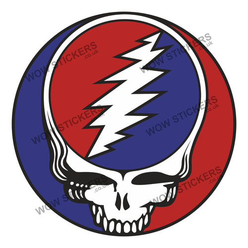 Grateful dead sticker 145x - grateful,