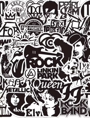 Black white rock and roll - rock,