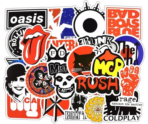 Rock stickers lot - 50,