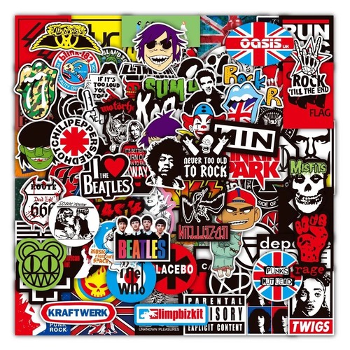 100pcs rock band stickers - band,