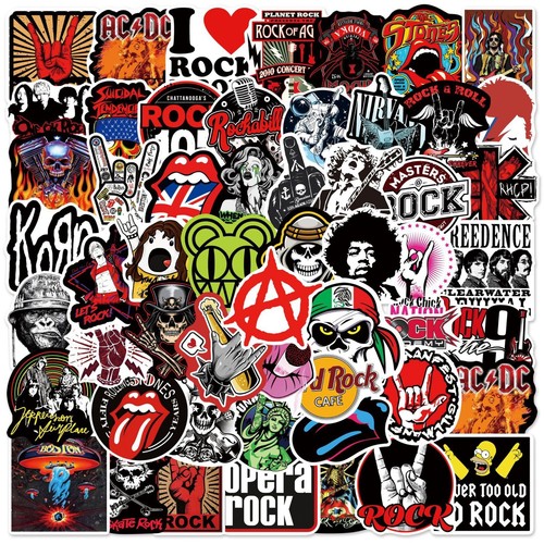 104 rock stickers heavy - rock,