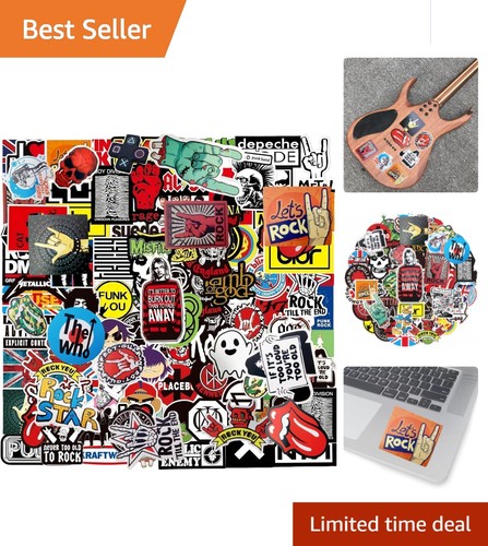 100pcs cool rock stickers - stickers,