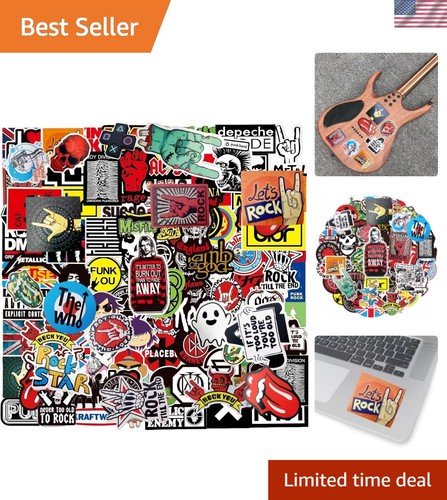 100pcs unique rock band vinyl - 100pcs,