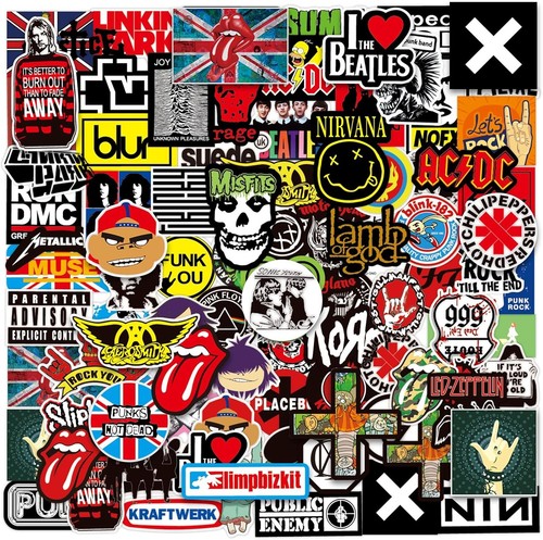 Rock and roll music - music, stickers