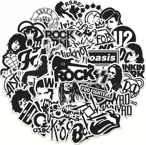 Black and white music - and,
