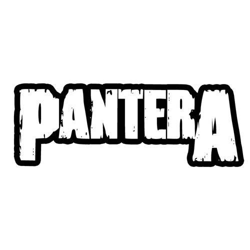 Pantera band rock sticker logo - rock,