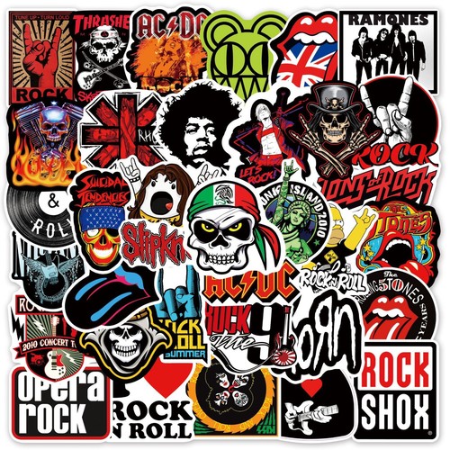 Rock stickers lot - 50,