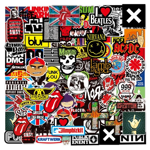 Rock and roll music stickers - rock,