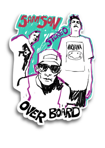 Punk stickers samson - punk, stereo