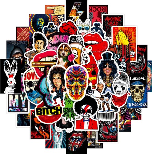 Rock stickers metal punk - stickers,