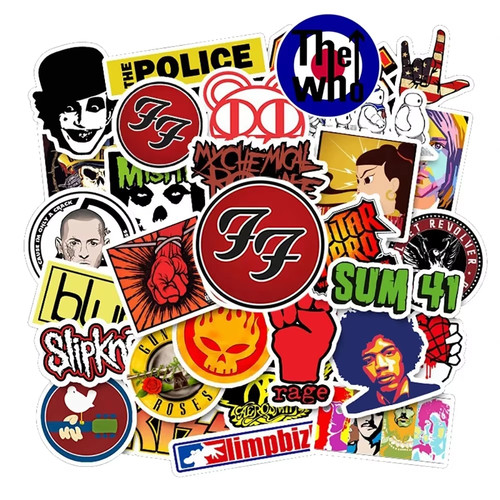 50pcs rock band - rock, music
