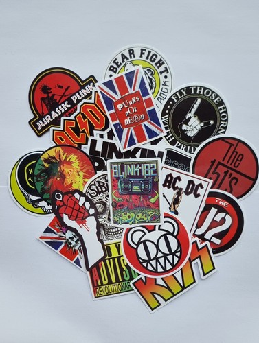 Rock music stickers - music,