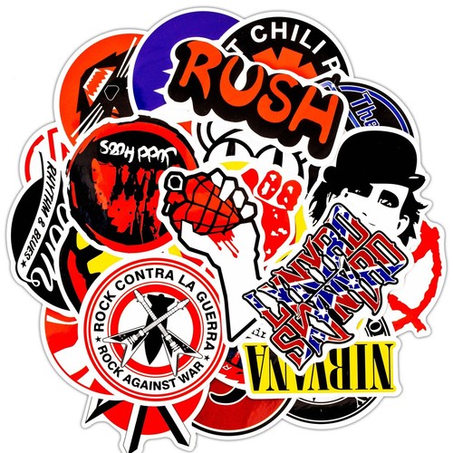 Rock stickers metal punk - 50,