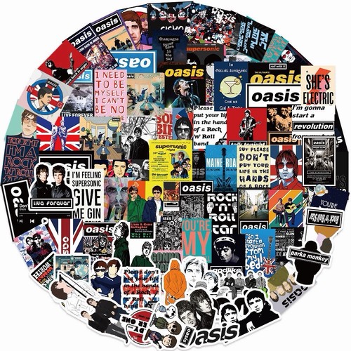 100 rock oasis stickers - 100,