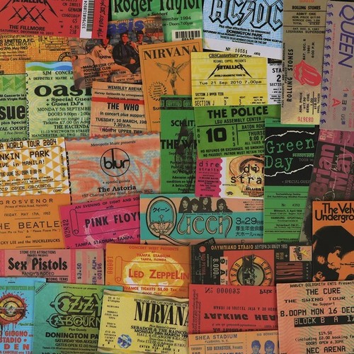 43pcs rock music - 43pcs, ticket