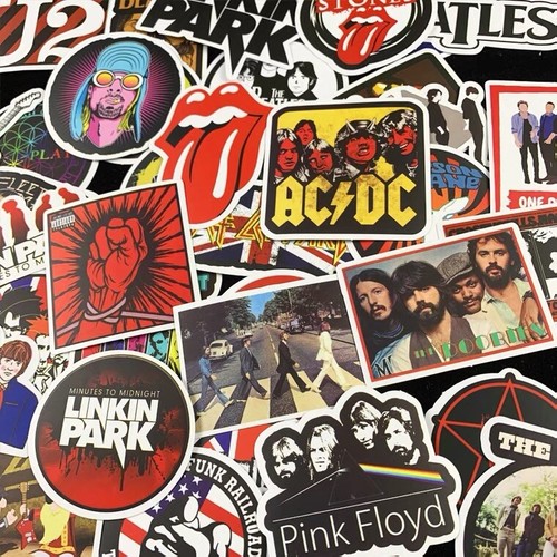 Rock stickers lot - rock,