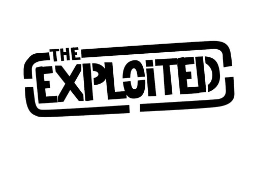 The exploited punk stickers - the,