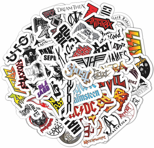 100pcs heavy metal - metal, band