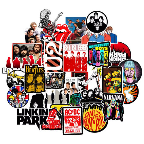 50pcs rock band - rock,